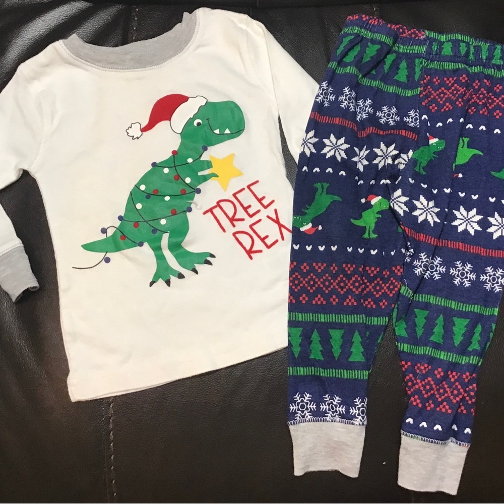 Koala Kids NWOT Dino holiday pjs size 18 months